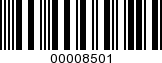Barcode Image 00008501