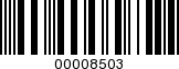 Barcode Image 00008503