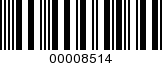 Barcode Image 00008514