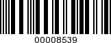 Barcode Image 00008539
