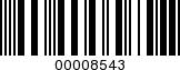 Barcode Image 00008543