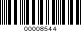 Barcode Image 00008544
