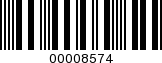 Barcode Image 00008574