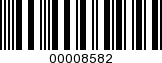Barcode Image 00008582