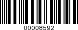 Barcode Image 00008592
