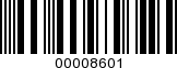 Barcode Image 00008601