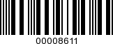 Barcode Image 00008611