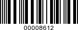 Barcode Image 00008612