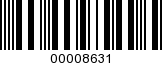 Barcode Image 00008631