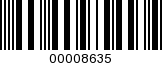 Barcode Image 00008635
