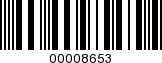 Barcode Image 00008653