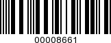 Barcode Image 00008661