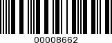 Barcode Image 00008662