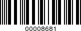 Barcode Image 00008681
