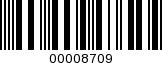 Barcode Image 00008709