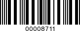 Barcode Image 00008711