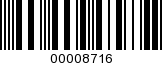 Barcode Image 00008716