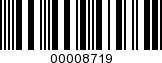 Barcode Image 00008719