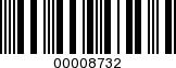 Barcode Image 00008732