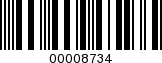 Barcode Image 00008734