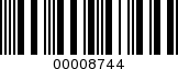 Barcode Image 00008744