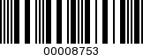 Barcode Image 00008753