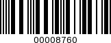 Barcode Image 00008760