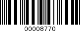 Barcode Image 00008770