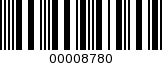 Barcode Image 00008780
