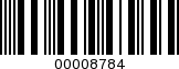 Barcode Image 00008784