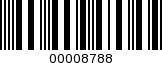 Barcode Image 00008788