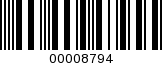 Barcode Image 00008794