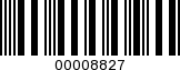 Barcode Image 00008827