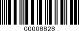 Barcode Image 00008828