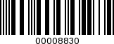 Barcode Image 00008830