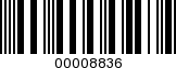 Barcode Image 00008836