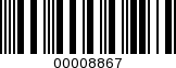 Barcode Image 00008867