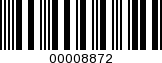 Barcode Image 00008872