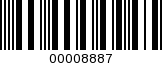 Barcode Image 00008887