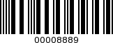 Barcode Image 00008889