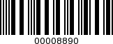 Barcode Image 00008890