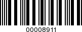 Barcode Image 00008911