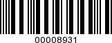 Barcode Image 00008931