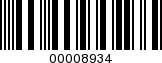 Barcode Image 00008934