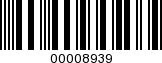 Barcode Image 00008939