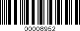 Barcode Image 00008952