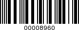Barcode Image 00008960