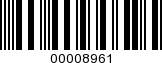 Barcode Image 00008961
