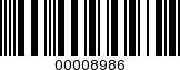 Barcode Image 00008986