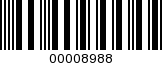 Barcode Image 00008988
